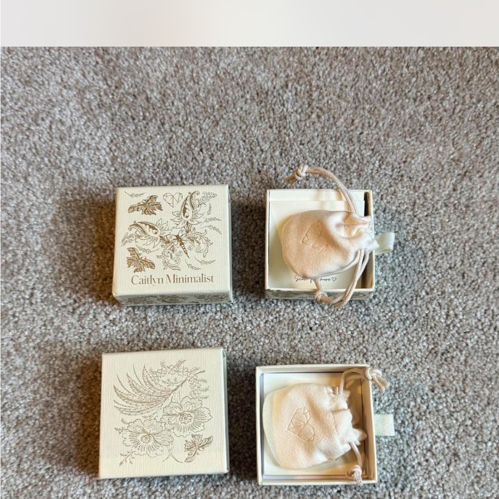 Caitlyn minimalist flat back studs normally $25 each NWT